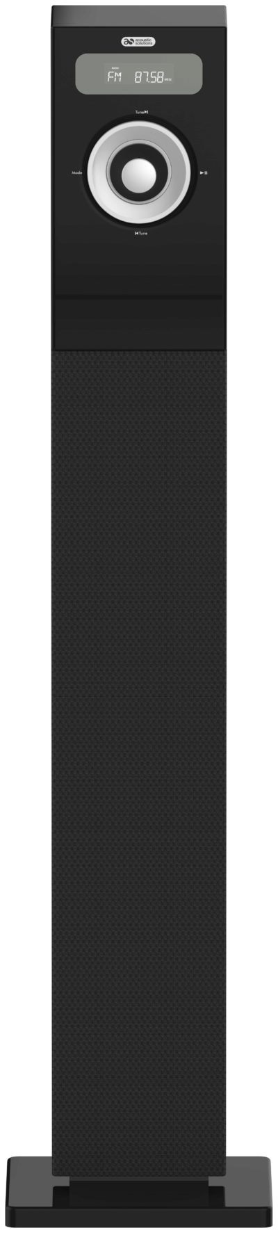 Acoustic Solutions Bluetooth Hi-Fi Tower- Black. Acoustic Solutions Bluetooth Hi-Fi Tower- Black.